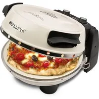 G3 Ferrari Pizzaofen G1003217 Napoletana creme inkl. 2-ten oberen Pizzastein, zum Überbacken bis 400 °C für echte Steinofenpizza - Limited Edition