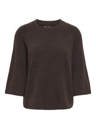 ONLY - ONLSIMONI 3/4 PULLOVER KNT NOOS Coffee Bean - Gr. - XL