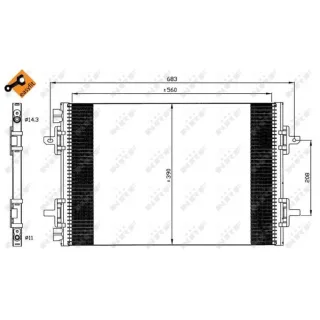 NRF Klimakondensator Renault Avantime Espace