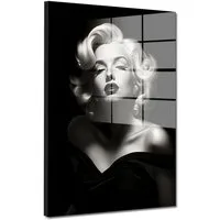 Artedinoi Acrylglasbild Beautiful Marilyn Black Style Acrylglas Wandbild Bild Wanddeko schwarz