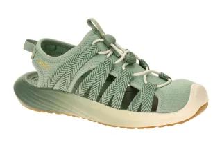 Keen 1031959 Whisper Lite Damen Sandale gr?n lily pad / cream gold Outdoor Tr...