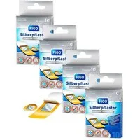 varivendo Wundpflaster 40 Silberpflaster Hautfarben Flexible Wundpflaster (Set, 40 St., 10x Silberpflaster), Wundpflaster Erste Hilfe Pflasterstrips Wundverband