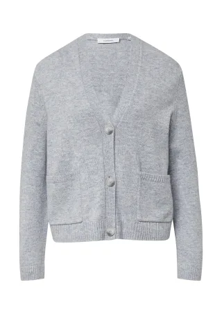 comma - Strickjacke grau - Gr. - 38