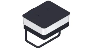 Giese WC DUO für Feuchtpapier mit Papierhalter schwarz matt, 21770-14 21770-14