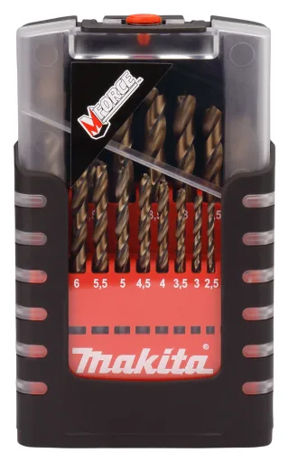 Makita M-FORCE Bohrerset, 19-teilig - 1-10 mm - D-29876