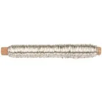 Glorex Wickeldraht Glorex Wickeldraht silberfarben 0,5 mm x 50 m