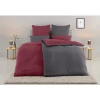OTTO home Wendebettwäsche Desner2 100% Microfaser, extra weich, allergikerfreundlich, Microfaser, 2 teilig, Premium Qualität, uni, schnell trocknend, pflegeleicht, ab 135x200 cm