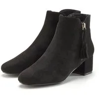 LASCANA Stiefelette Stiefel, Boots mit bequemem Blockabsatz VEGAN