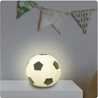 ANSMANN AG LED Nachtlicht Fußball LED Leuchte, 3D Nachtlicht mit Farbwechsel im Fußballdesign