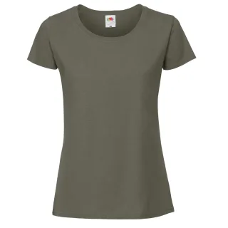 Fruit Of The Loom Womens/Ladies Ringspun Premium T-Shirt (Deep Green)