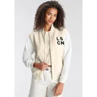 LSCN by LASCANA Sweatjacke im College Stil, Loungeanzug