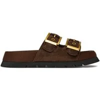 Badura Badura Damen-Flip-Flops Braun Badepantolette