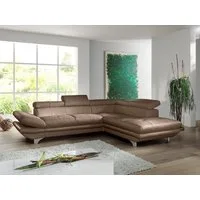 COTTA Ecksofa, Arm- & Kopfteilverstellung, optional Bettfunktion