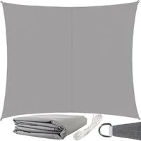 Gardlov Seilspannsonnensegel Sonnensegel Sonnenschutz, (Spar-Set, 1-tlg., 3x2m), Ideal für Terrasse, Balkon, Garten oder Campingplatz