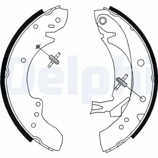 Delphi Bremsbacken hinten Citroen Fiat Peugeot LS1712