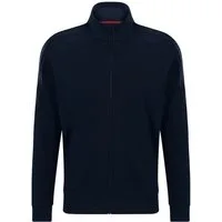 HUGO Sweatjacke LIAM Zip Jacket mit eingesticktem Marken-Logo