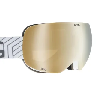 Unisex Ryder UV400 Ski- und Snowboardbrille mit Antibeschlag-Spiegel-Doppellinse