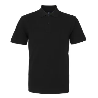 Asquith & Fox Herren-Poloshirt mit kurzen Ärmeln (Schwarz)