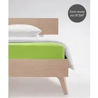 fleuresse Spannbettlaken Comfort, Jersey-Elasthan, Gummizug: rundum, (1 Stück), langlebig & bügelfrei,Perfekte Passform durch POWER-STRETCH