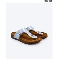 Rohde Damen Zehentrenner Bio-Pantolette Rodigo Zehentrenner
