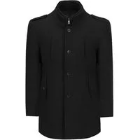 Allthemen Wollmantel Herren Kurzer Wintermantel mit abnehmbarem Innenfutter