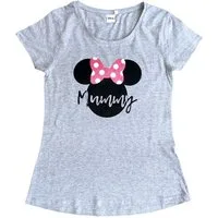 Disney Minnie Mouse T-Shirt Minnie Mouse Damen T-Shirt MUMMY für Mütter Mini Maus Gr. S M L XL