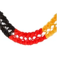 PAPSTAR Girlande Girlande, Papier Ø 16 cm · 4 m "Deutschland" schwer entflammbar