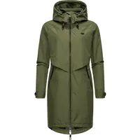 Ragwear Jerseymantel Frodik Wasserdichter oversized Damen Parka für die Übergangszeit