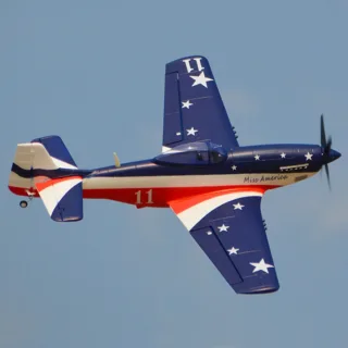HOOKLL P51 Miss America 1200mm Wingspan EPO RC Airplane Warbird Fighter KIT/PNP