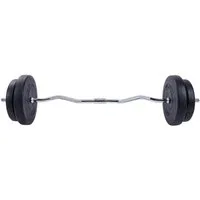 GORILLA SPORTS Hantel-Set E-Series SZ-Curlset 25 mm Kunststoff 30 kg
