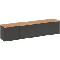 KOMTO Wandregaltisch KOMTO TV Lowboard Hängend – TV Unterschrank, Sideboard für Wohnzimmer