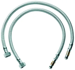 Grohe Druckschlauch 3/8"x484 45484 2 Stück chrom, 45484000 45484000