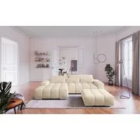 COTTA Ecksofa Orion L-Form, B: 307 cm, 2x Kopfteilverstellung & 3 Nierenkissen