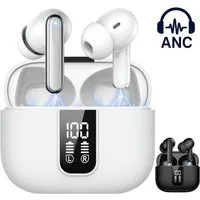 VSIUO 2026 TWS Stereo Earbuds Ohrhörer Sport Kopfhörer Bluetooth-Kopfhörer (Rauschunterdrückung In-Ear-Kopfhörer, Google-Assistent, siri, Bluetooth, Active Noise Cancelling (ANC), Echo Noise Cancellation (ENC)