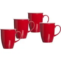 Ritzenhoff & Breker Becher Doppio, 4-tlg., Porzellan, 4-teilig