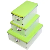 Dynasun Make-Up Organizer Organizer YA0725, 1-tlg., 3x XXL Designer Aufbewahrungsboxen, Stapelboxen, Faltbare Schachteln