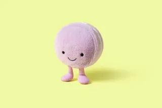 Jellycat Amuseables May Macaron - Lavender 12cm