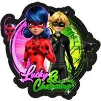 Miraculous - Ladybug Dekokissen Kuschelkissen – Flauschiges Kopfkissen für Mädchen & Jungen