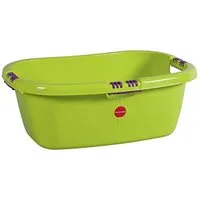 Lockweiler Wäschewanne Wäschewanne "Ergo" Kunststoff 28 L, 65 x 45 x 21,5 cm limone (1 St)