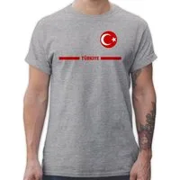 Shirtracer T-Shirt Türkei Trikot Wappen, Türkiye mit Stolz, Türkisches Fan-Motiv 2026 Fussball WM Fanartikel