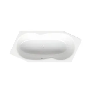 BetteMetric Badewanne 6841000 206 x 90 cm, weiss, Fussende links, Überlauf vorne