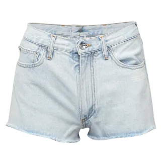 Off White - Shorts für Damen (Hellblau)