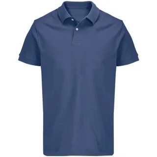 SOLS - "Pacific" Poloshirt Doppelnähte für Herren/Damen Unisex (Denim)
