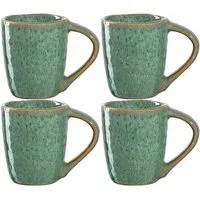 LEONARDO Espressotasse MATERA, 4-tlg., Keramik, 90 ml, 4-teilig