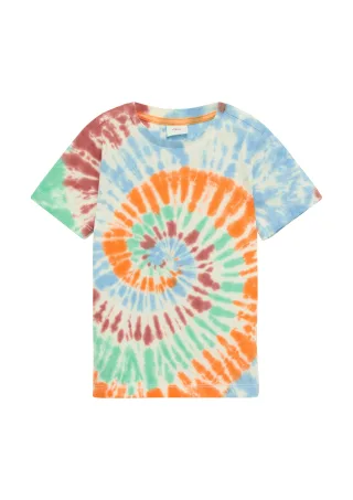 s.Oliver - T-Shirt blau/mehrfarbig - Gr. - 134