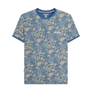 Lambretta - "SS25" T-Shirt für Herren (Dunkelblau/Cremefarbe)
