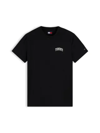 Tommy Hilfiger - Slim Fit Logo-T-Shirt schwarz - Gr. - M