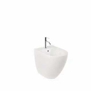 Kludi RESA D Stand-Bidet 24BIB0143 52 cm, verdeckte Befestigungen Weiß glänzend