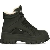 Buffalo Buffalo Aspha NC Mid Warm Vegan Nubuck Black Chelseaboots