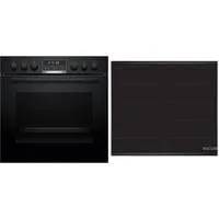 HND679LS67 Serie 6, Herdset schwarz